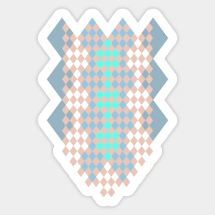 Heraldic Gothic Harlequin Sticker